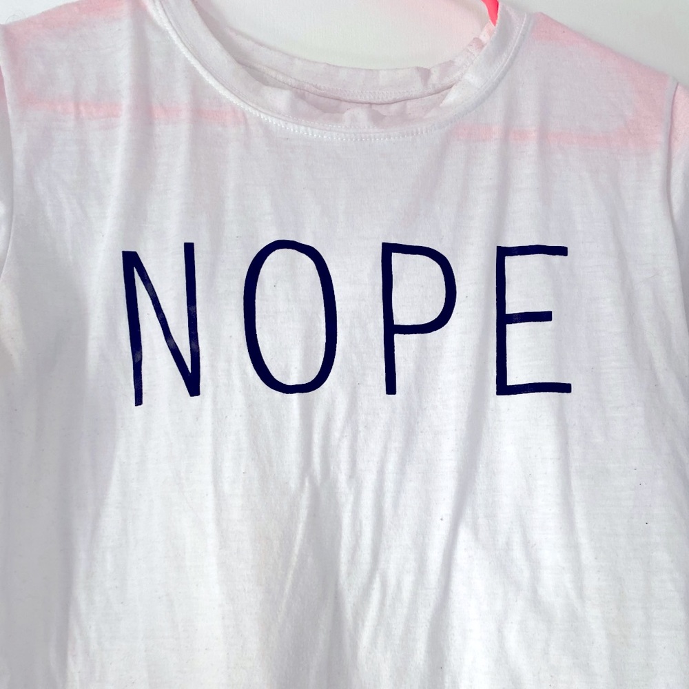 White Tshirt size large